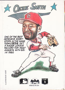 1990 Collect-A-Books #5 Ozzie Smith Back