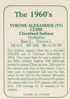 1978 TCMA The 1960's I #0149 Ty Cline Back