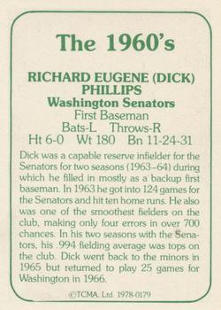 1978 TCMA The 1960's I #0179 Dick Phillips Back