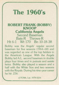 1978 TCMA The 1960's I #0234 Bobby Knoop Back