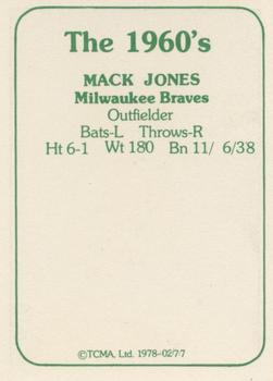1978 TCMA The 1960's I #0277 Mack Jones Back