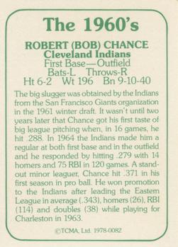 1978 TCMA The 1960's I #0082 Bob Chance Back