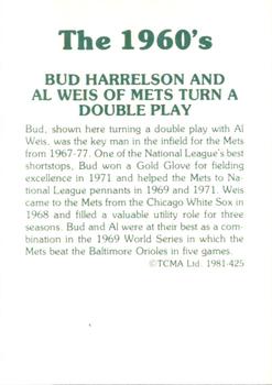 1981 TCMA The 1960's II #425 Bud Harrelson / Al Weis Back