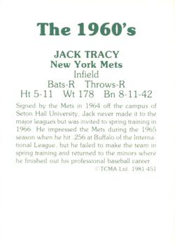 1981 TCMA The 1960's II #451 Jack Tracy Back