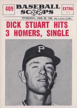 1961 Nu-Cards Baseball Scoops #409 Dick Stuart Front