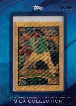 2012 Topps Update - Silk Collection #NNO Jonathan Broxton Front