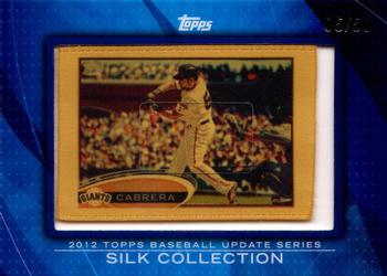 2012 Topps Update - Silk Collection #NNO Melky Cabrera Front