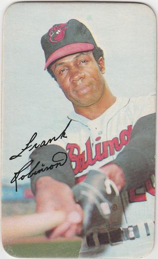 1970 Topps Super #37 Frank Robinson Front