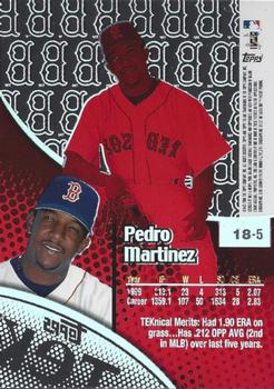 2000 Topps Tek - Pattern 05 #18-5 Pedro Martinez Back