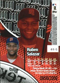 2000 Topps Tek - Pattern 05 #41-5 Ruben Salazar Back