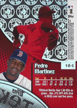 2000 Topps Tek - Pattern 06 #18-6 Pedro Martinez Back