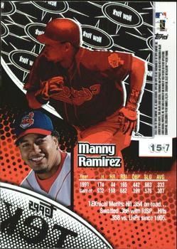 2000 Topps Tek - Pattern 07 #15-7 Manny Ramirez Back