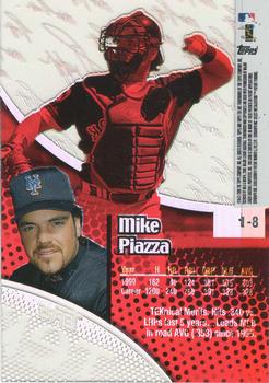 2000 Topps Tek - Pattern 08 #1-8 Mike Piazza Back