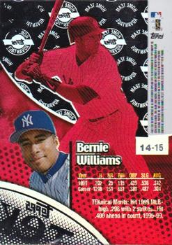 2000 Topps Tek - Pattern 15 #14-15 Bernie Williams Back