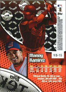 2000 Topps Tek - Pattern 15 #15-15 Manny Ramirez Back