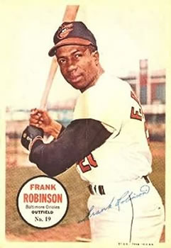1967 Topps - Posters #19 Frank Robinson Front