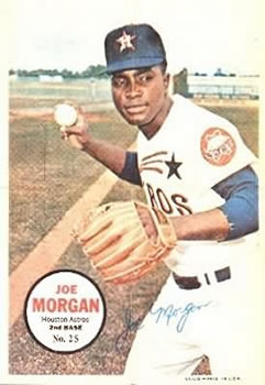 1967 Topps - Posters #25 Joe Morgan Front