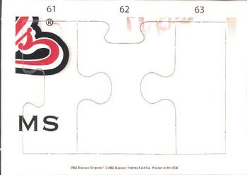 2002 Donruss Originals - Ted Williams Puzzle #NNO Pieces 61-63 Front