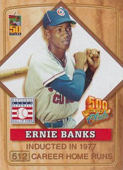 2001 Topps Post Cereal 500 Home Run Club #2 Ernie Banks Front