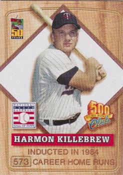 2001 Topps Post Cereal 500 Home Run Club #6 Harmon Killebrew Front