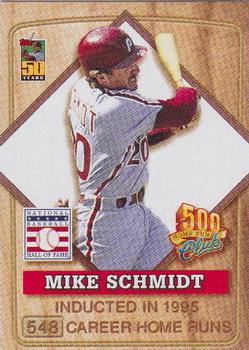2001 Topps Post Cereal 500 Home Run Club #7 Mike Schmidt Front
