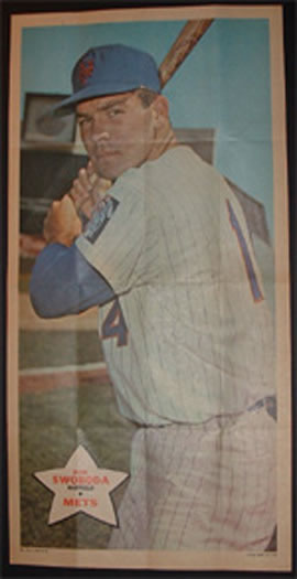 1968 Topps Posters #17 Ron Swoboda Front