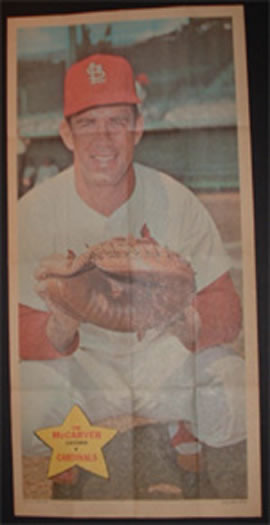1968 Topps Posters #19 Tim McCarver Front
