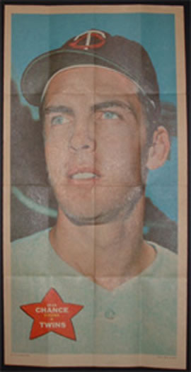 1968 Topps Posters #1 Dean Chance Front