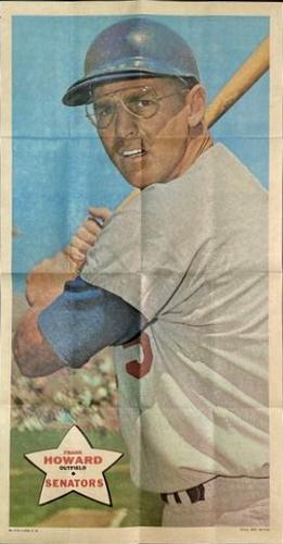 1968 Topps Posters #3 Frank Howard Front