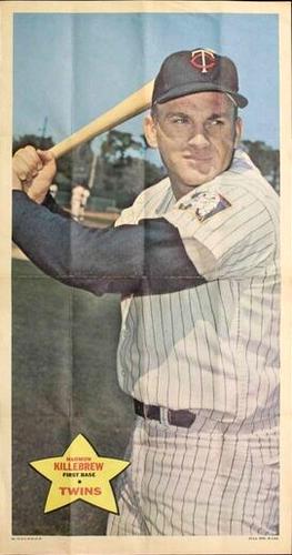 1968 Topps Posters #10 Harmon Killebrew Front