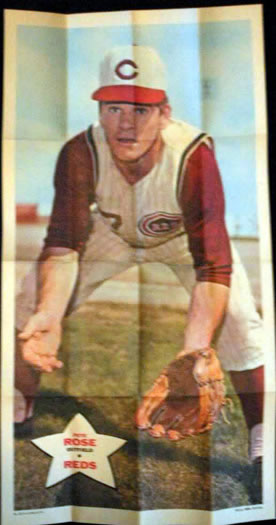 1968 Topps Posters #23 Pete Rose Front