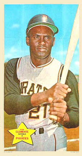 1968 Topps Posters #6 Roberto Clemente Front