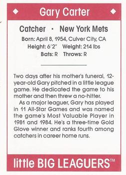 1990 Little Big Leaguers #NNO Gary Carter Back