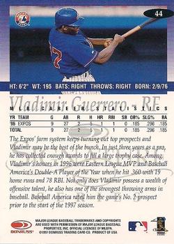1997 Donruss Signature Series #44 Vladimir Guerrero Back