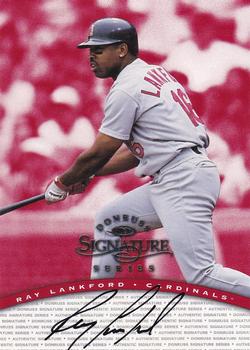 1997 Donruss Signature Series - Signature Series Autographs #NNO Ray Lankford Front