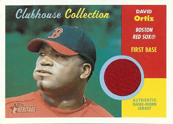2006 Topps Heritage - Clubhouse Collection Relics #CC-DO David Ortiz Front