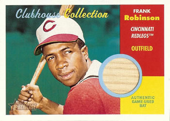 2006 Topps Heritage - Clubhouse Collection Relics #CC-FR Frank Robinson Front