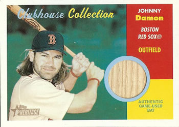 2006 Topps Heritage - Clubhouse Collection Relics #CC-JD Johnny Damon Front