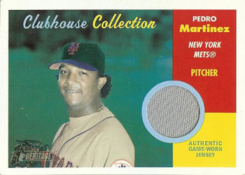 2006 Topps Heritage - Clubhouse Collection Relics #CC-PM Pedro Martinez Front