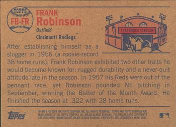 2006 Topps Heritage - Flashbacks #FB-FR Frank Robinson Back