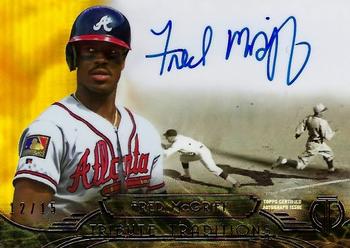 2014 Topps Tribute - Tribute Traditions Autographs Gold #TT-FM Fred McGriff Front