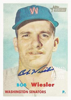 2006 Topps Heritage - Real One Autographs #ROA-BW Bob Wiesler Front