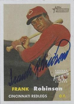 2006 Topps Heritage - Real One Autographs #ROA-FR Frank Robinson Front