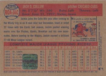 2006 Topps Heritage - Real One Autographs #ROA-JAC Jack Collum Back
