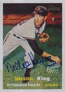 2006 Topps Heritage - Real One Autographs #ROA-NK Nelson King Front