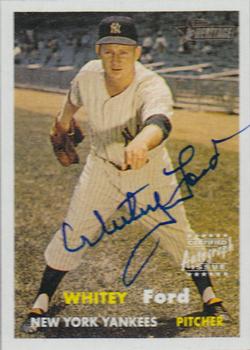 2006 Topps Heritage - Real One Autographs #ROA-WF Whitey Ford Front