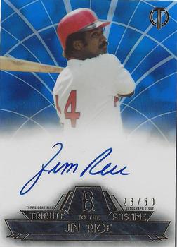 2014 Topps Tribute - Tribute to the Pastime Autographs Blue #TPT-JR Jim Rice Front