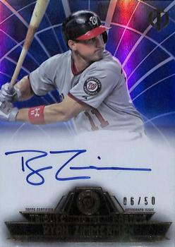 2014 Topps Tribute - Tribute to the Pastime Autographs Blue #TPT-RZ Ryan Zimmerman Front