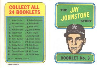 1970 Topps - Booklets #3 Jay Johnstone Front