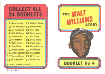 1970 Topps - Booklets #4 Walt Williams Front